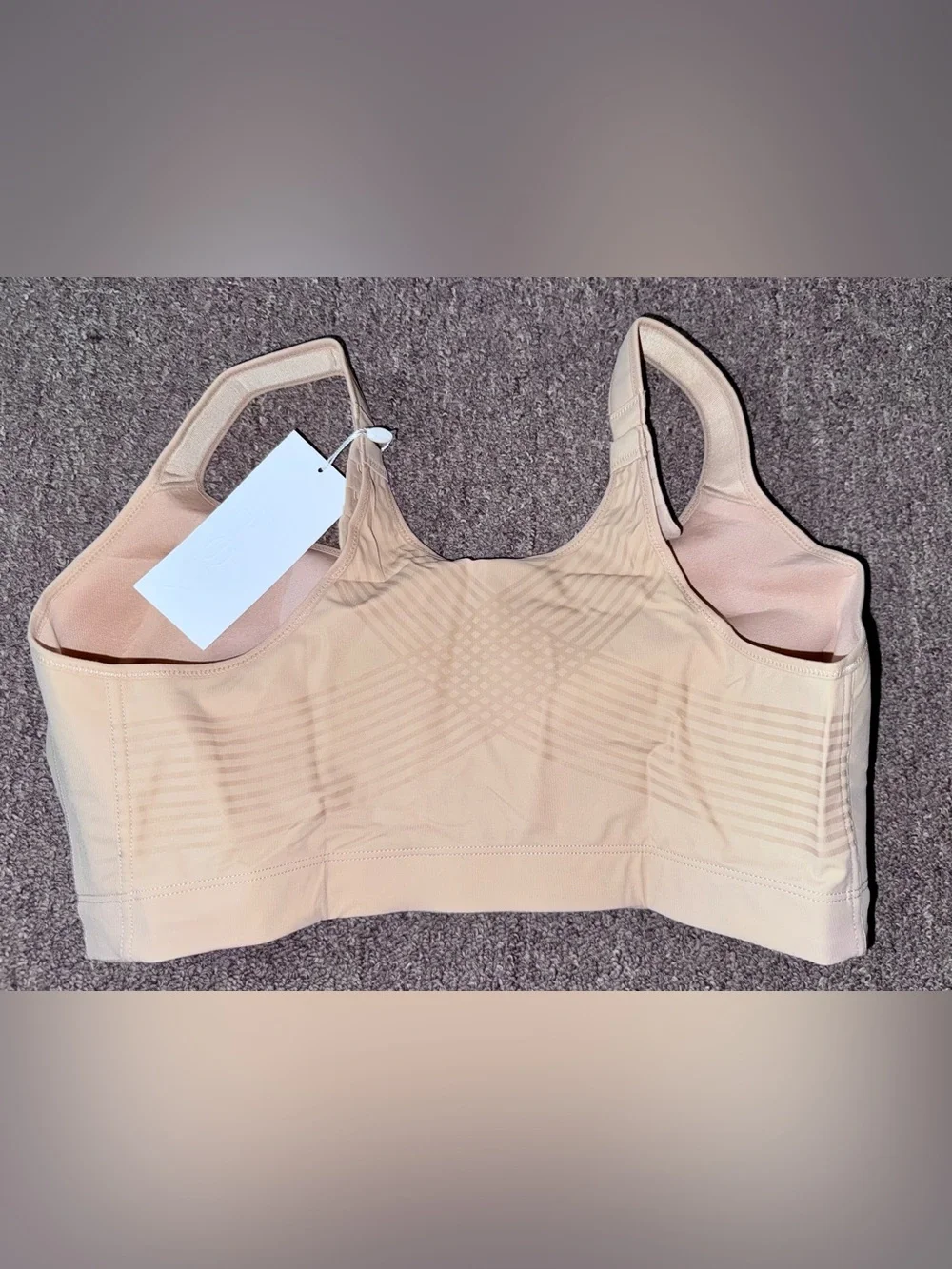 Front-Closure Support Bra in Nude - Comfortable Everyday Wear